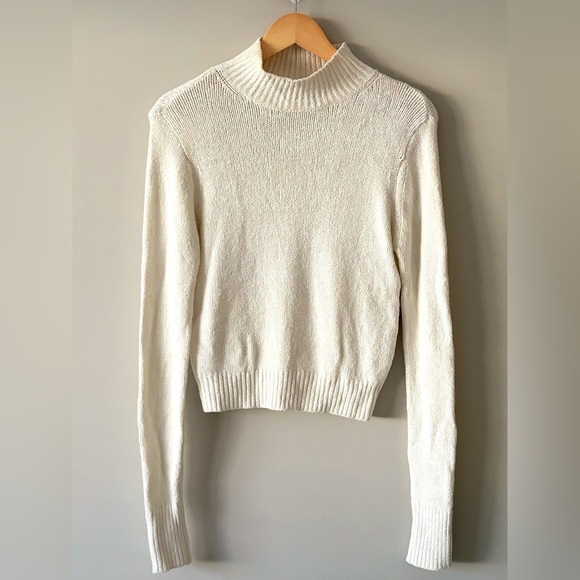 Wilfred Sweaters - Wilfred Chenille Sweater — Cream (Size S)
